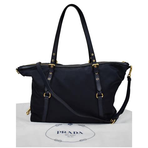 prada tessuto saffiano tote bag br4253|Prada Tessuto Saffian Nylon and Leather Shopping Tote Bag .